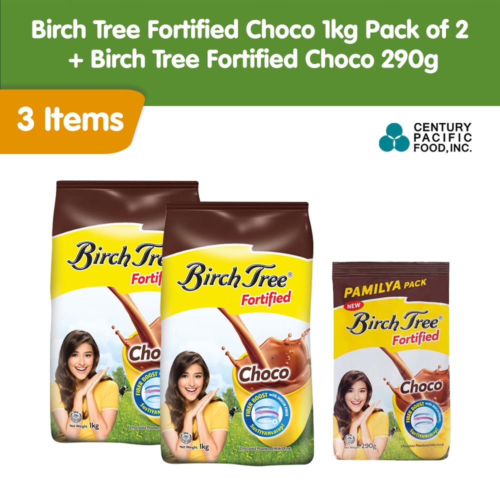 ℡Birch Tree Fortified Choco 1kg Pack of 2 + Birch Tree Fortified Choco