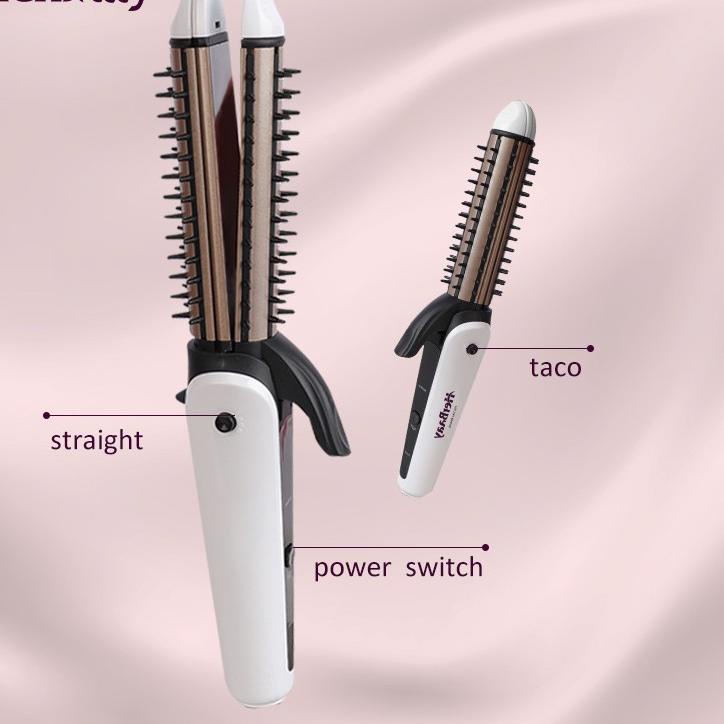 Herbaay 3 in 1 Hair Straightener Professional 3 in 1 roll Hair