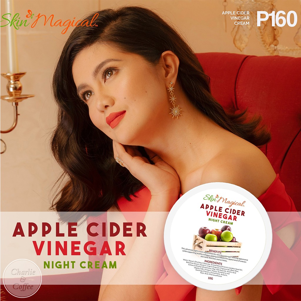 SKIN MAGICAL Apple Cider Vinegar Night Cream (10g) Shopee Philippines