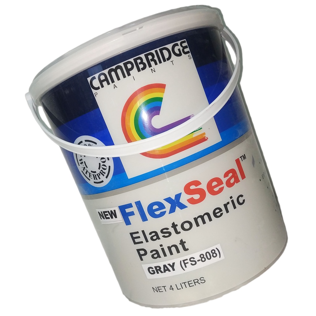 CAMPBRIDGE ELASTOMERIC PAINT GRAY FS808 GREY ( 1 GALLON 1 GALLON 1