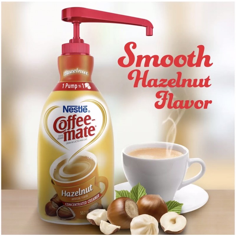 Nestle Coffeemate Hazelnut Pump (1.5L) Shopee Philippines
