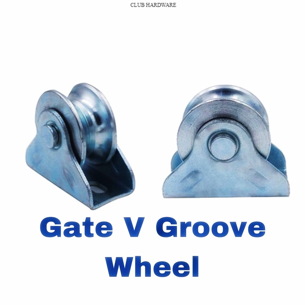 Steel V Groove Sliding Gate Roller Wheel Shopee Philippines
