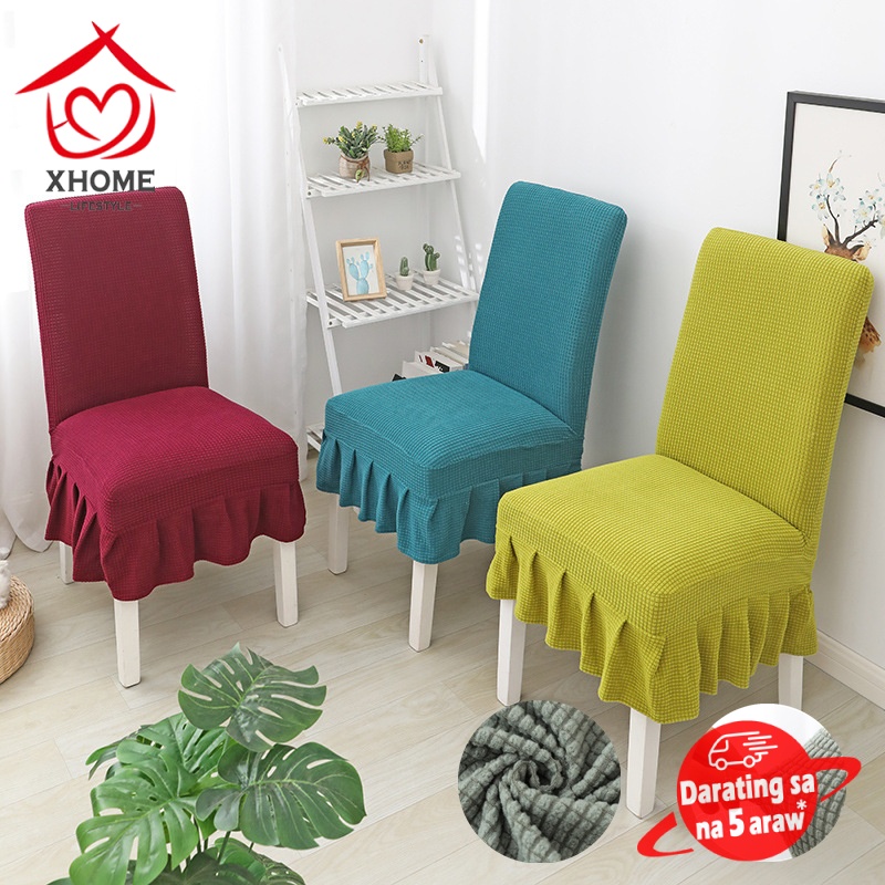 Xhome【PH Stock+COD 】Dining Chair seat cover universal Waterproof