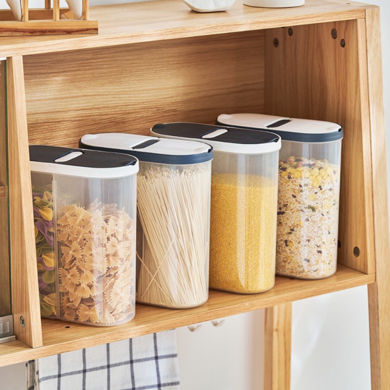 Plastic Storage Container Pasta Dispenser Cereals Organizer Boxes