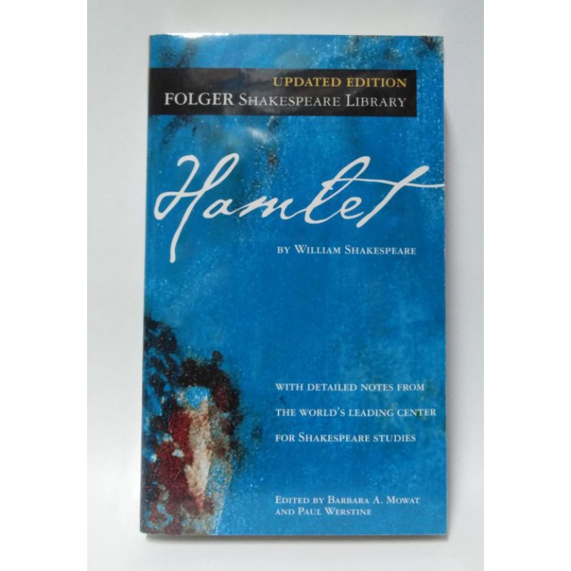 Hamlet by William Shakespeare ( Folgers Edition) Shopee Philippines