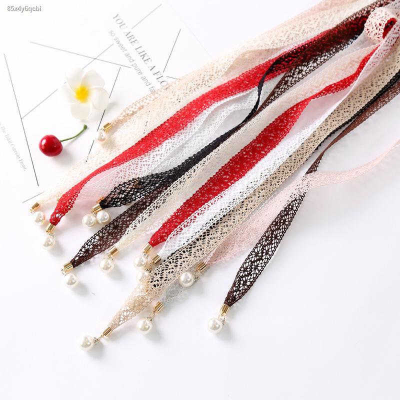 barter away Long ribbon false collar belt silk scarf small tie female