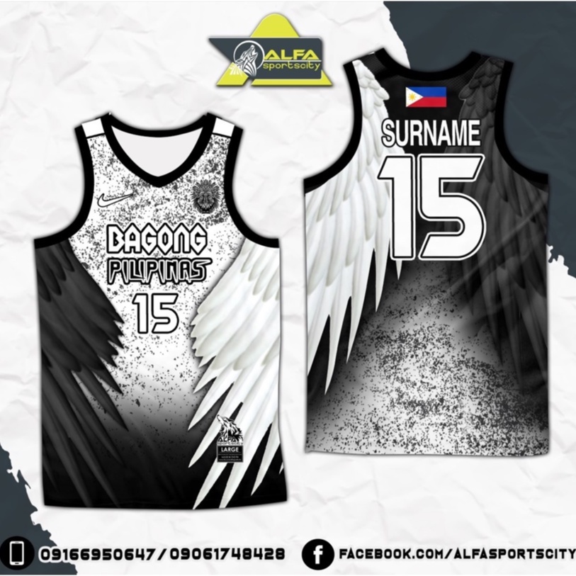 NEW DESIGN BAGONG PILIPINAS FULL SUBLIMATION BASKETBALL JERSEY