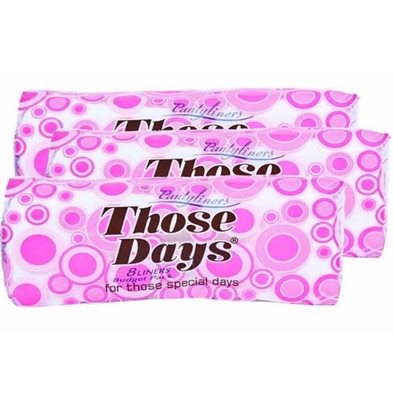 Those Days Panty Liners Budget Pack 20s/8s Shopee Philippines