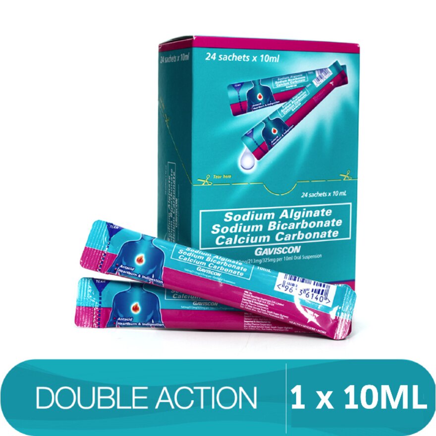 GAVISCON Double Action Sachet 1mL (Sold per Piece) Shopee Philippines