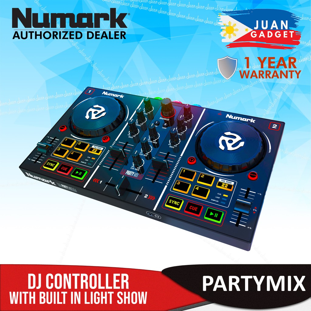 Numark Party Mix DJ Controller with BuiltIn Light Show Shopee