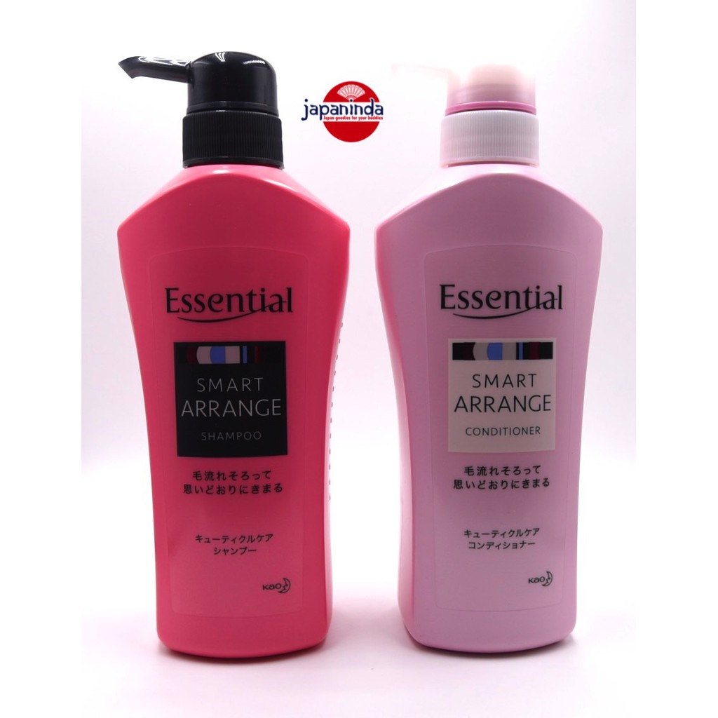 Kao Essential Smart Arrange Shampoo & Conditioner Set 480ml Shopee