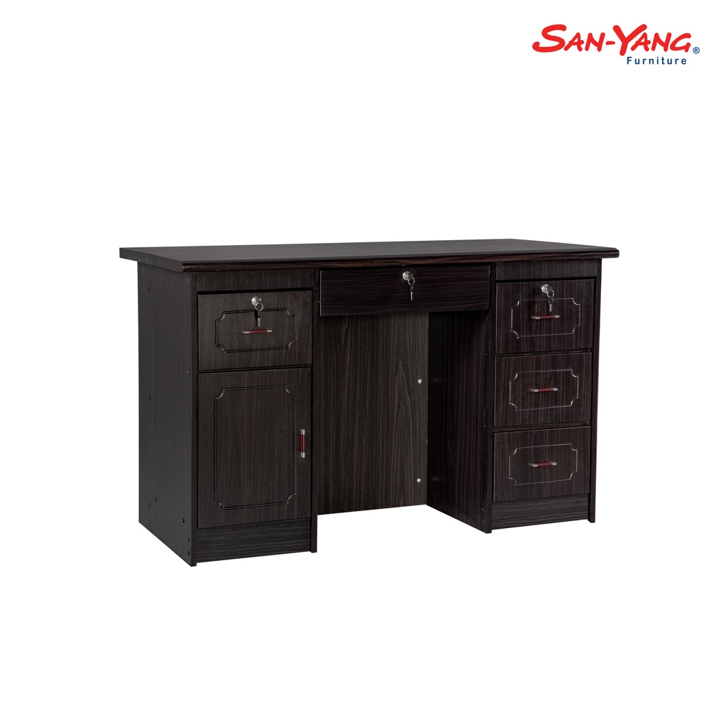 SanYang Office Table 408203 (Choco) Shopee Philippines