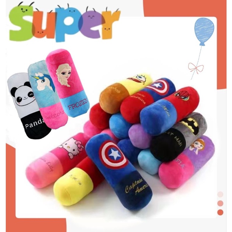 Character Capsule Pillow Hotdog pillow for baby 40cm Shopee Philippines