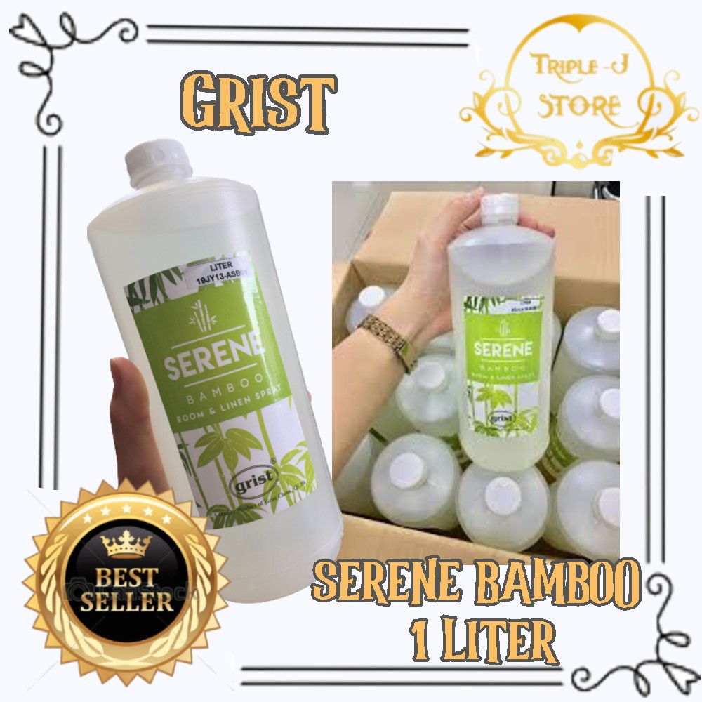 Grist Serene Bamboo Room and Linen Spray Fragrance smell like first