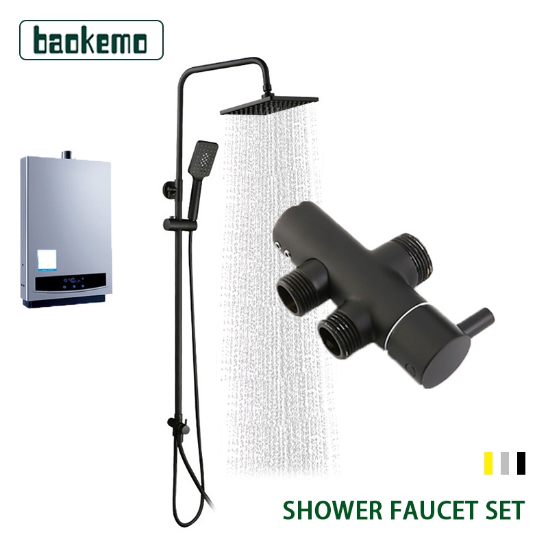 Bathroom shower set two function shower set water heater shower set