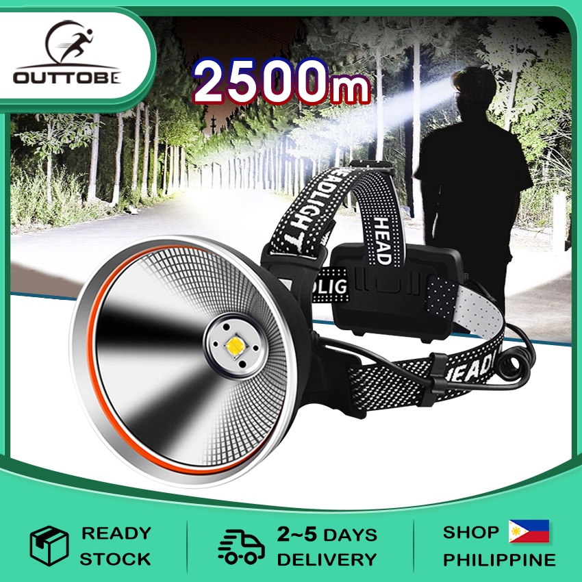 Outtobe Headlamp Flashlight Waterproof Headlight Portable Head Lamp