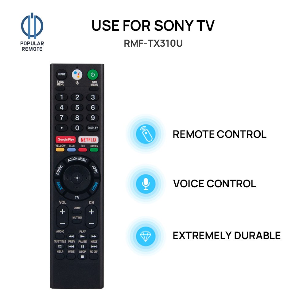 Remote Control RMFTX310U Voice Sony Bravia Replacement For Sony 4K