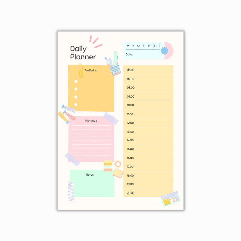 Reusable Daily Planner Board (laminated erasable) Shopee Philippines