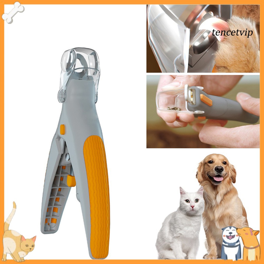 Ten_LED Light Illuminated Nail Trimmer Cats Dogs Clippers Grinders Paw