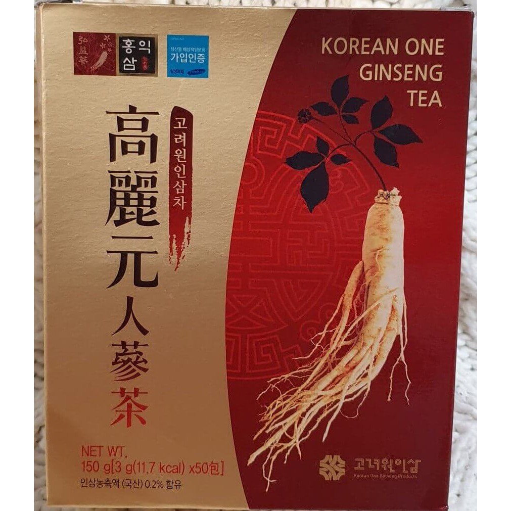 Korean Red Ginseng Tea 3g Made in Korea Korean Red Ginseng roots
