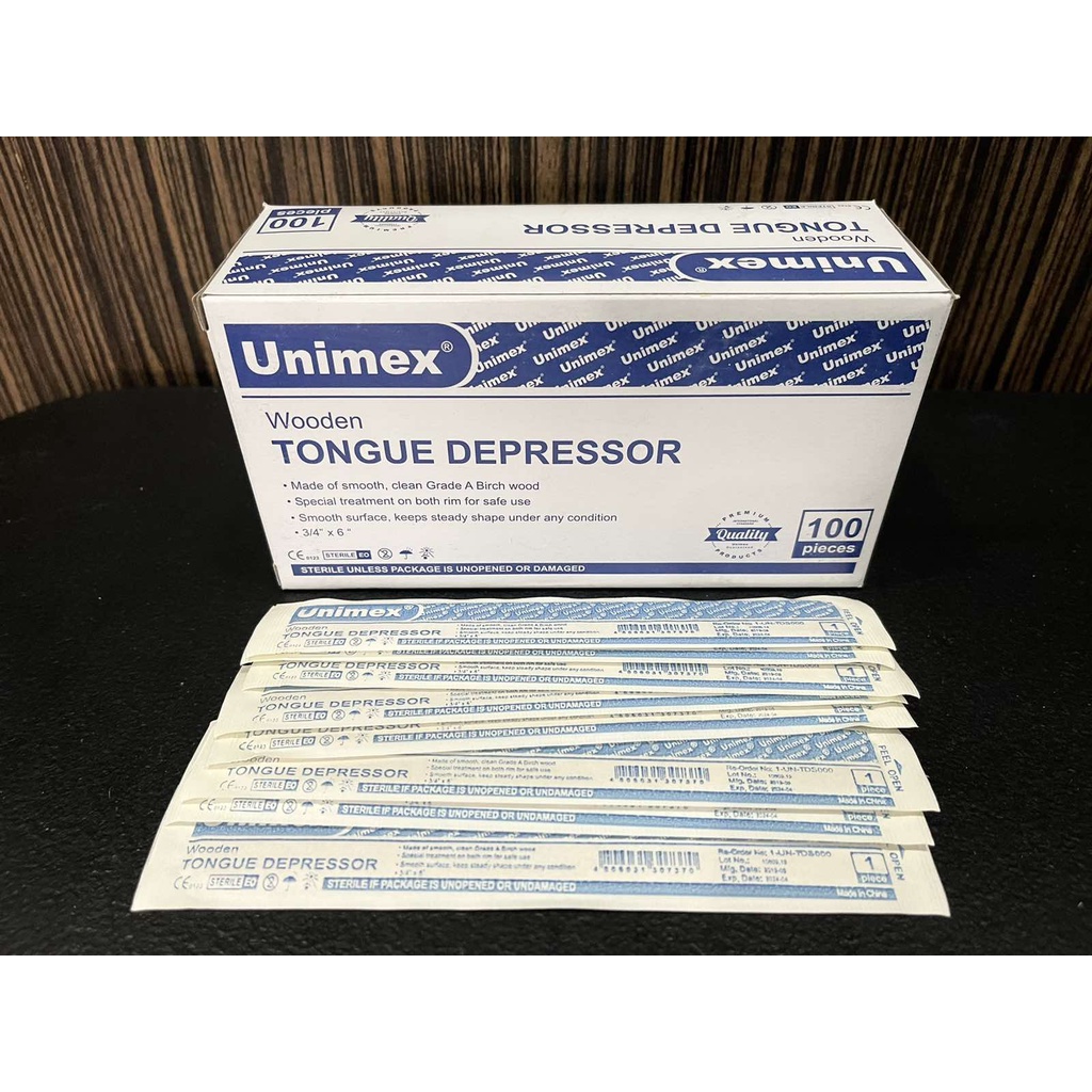 Wooden Tongue Depressor Sterile (100pieces) Shopee Philippines