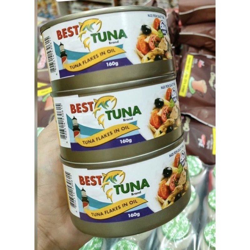 BEST TUNA BRAND CHUNKS IN OIL / BRINE 140g/160g Shopee Philippines