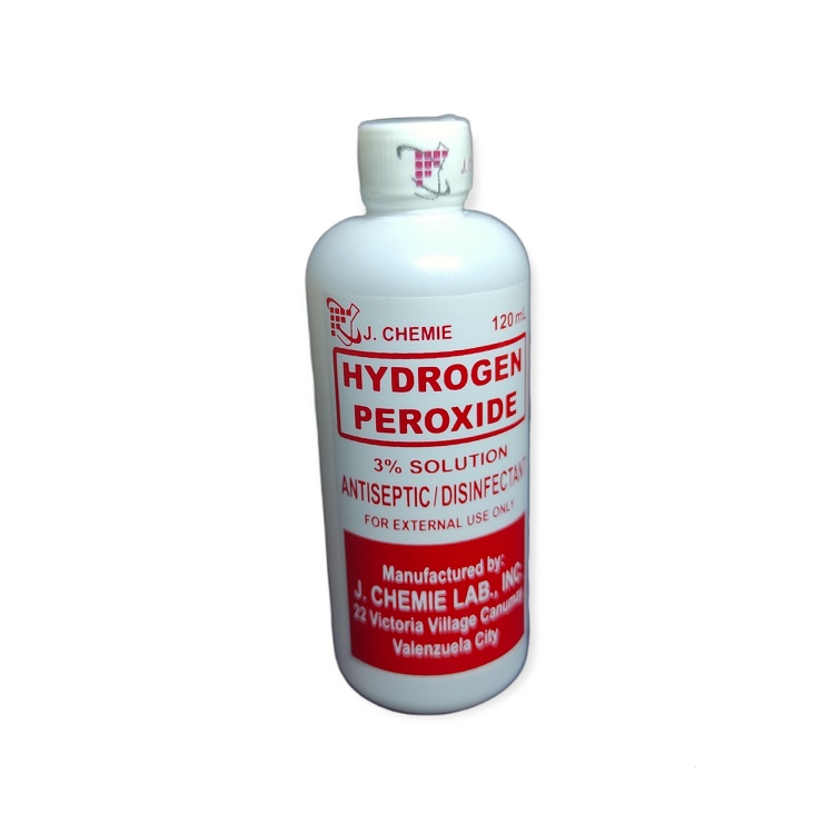 HYDROGEN PEROXIDE 3 Solution Antiseptic/Disinfectant 120mL Shopee