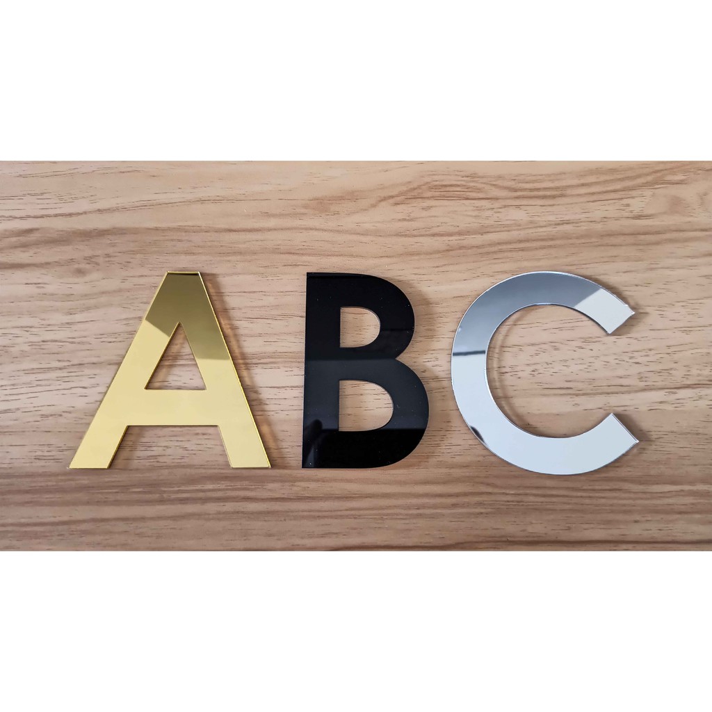 Customized Laser Cut Acrylic Letters(4inches to 12inches Height