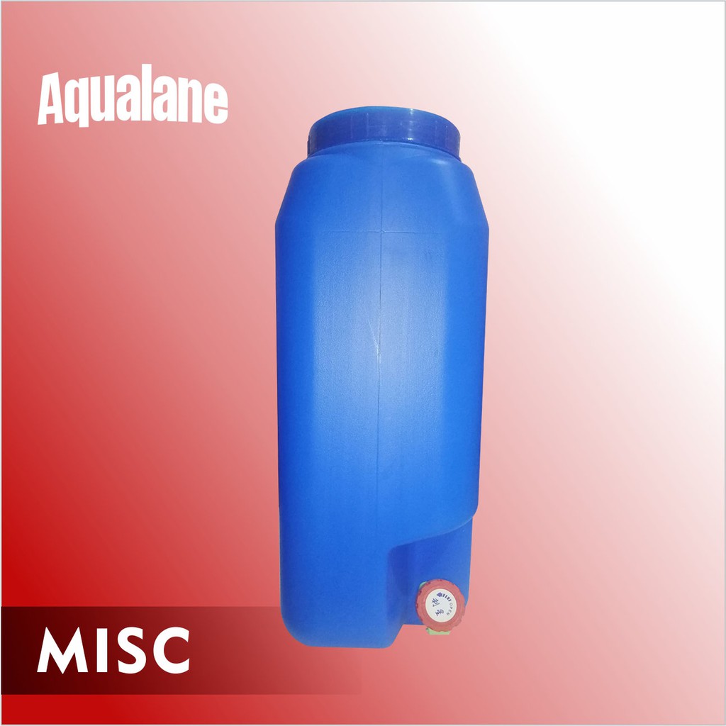 Gallon Slim Water Container with Faucet, Color Blue | Shopee Philippines