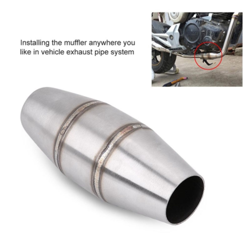 Motorcycle Exhaust Pipe Silencer DB Killer Resonator Full Exhaust