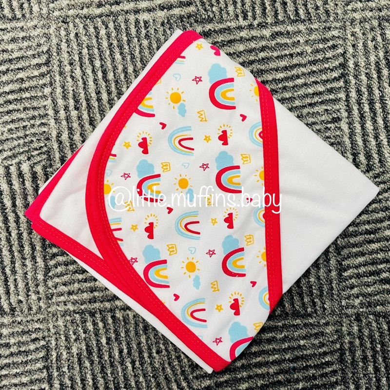 little muffins Cotton Newborn Receiving Blankets 30” by 24” (Baby Wrap