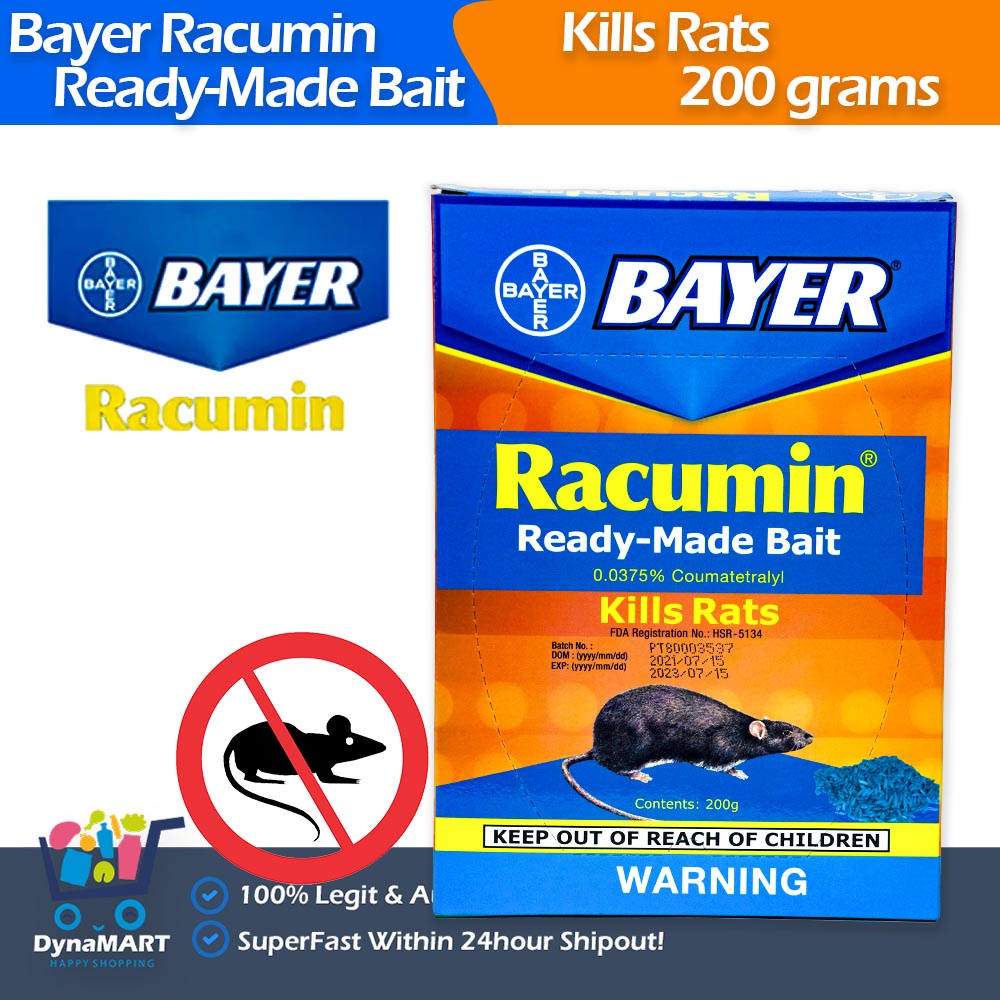 Bayer Racumin ReadyMade Bait 200g (Free Gift) Shopee Philippines