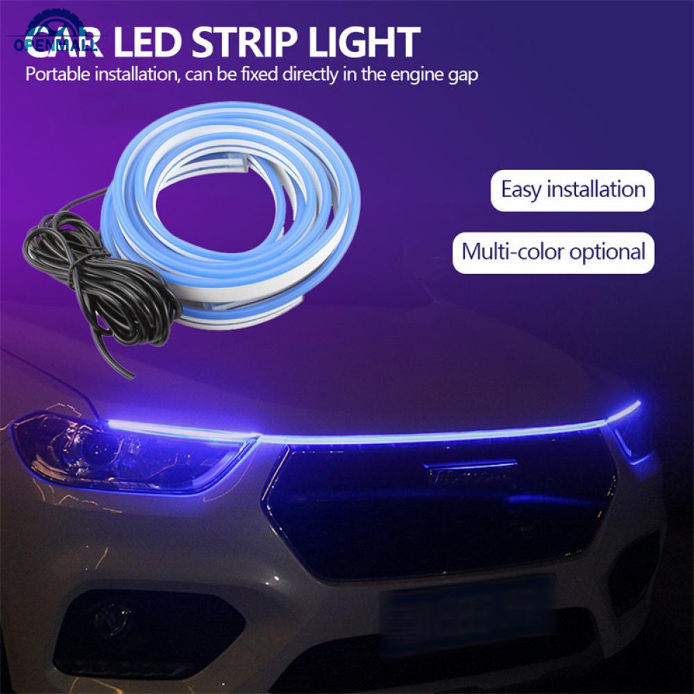 OM 180cm Car Led Strip Light Drl Headlight Car Front Face Refit