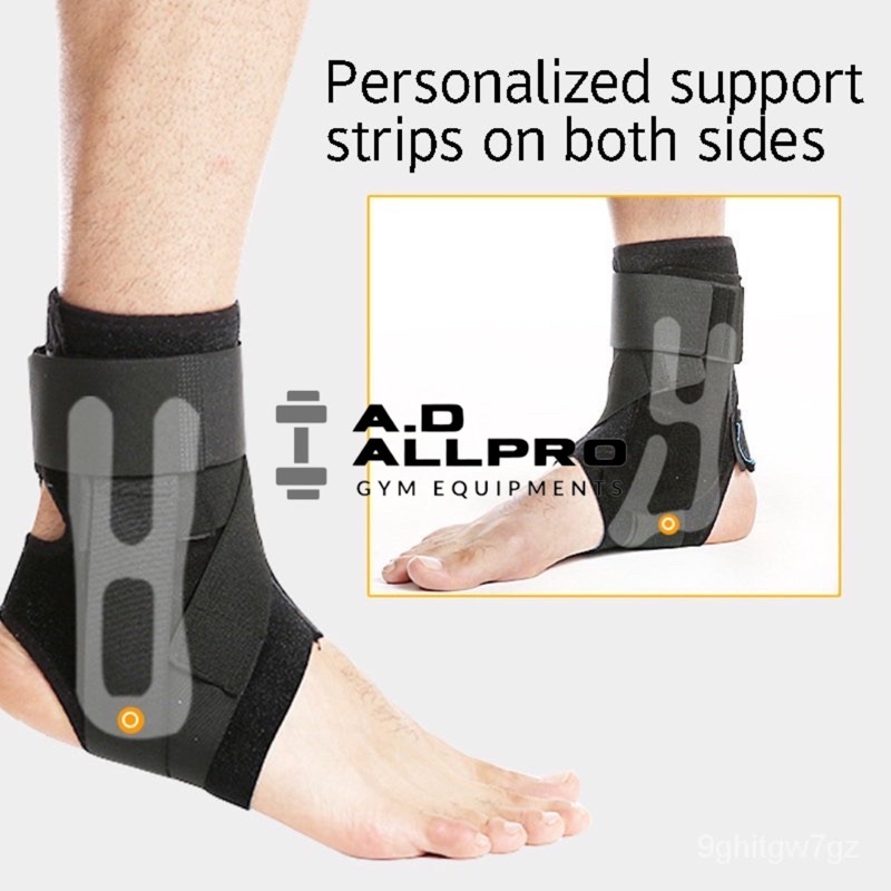 Sports Ankle Brace with Protective Guards For High Ankle Sprains and Chronic Ankle Instability