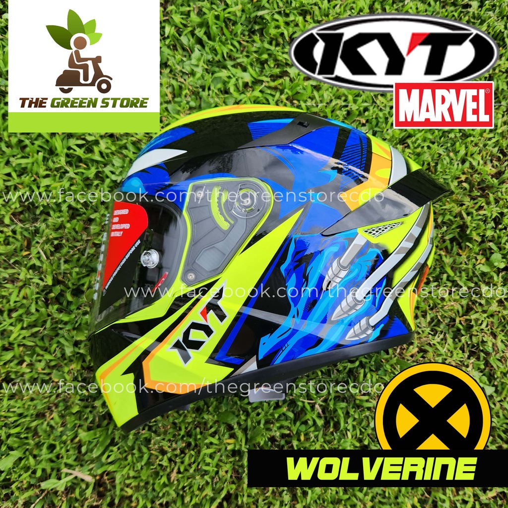 KYT TT Course WOLVERINE Helmet ( Marvel Edition ) Shopee Philippines