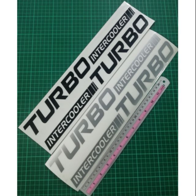 Sticker turbo intercooler(side sticker) Shopee Philippines