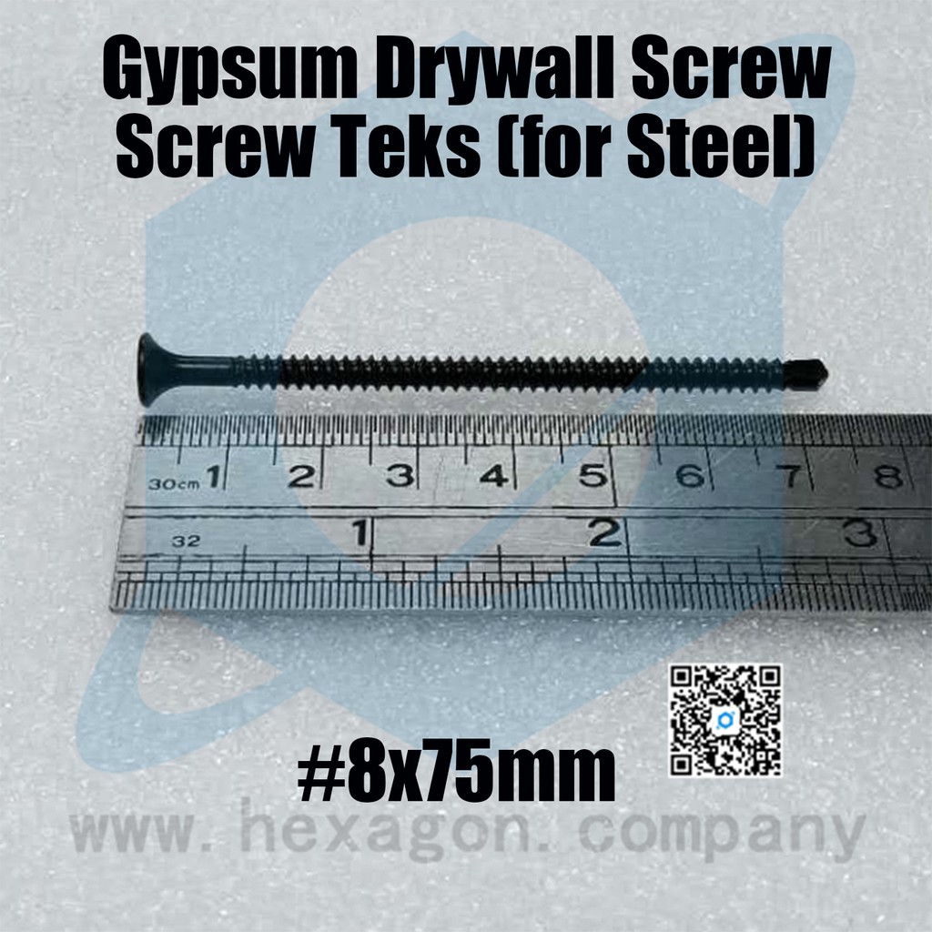 Gypsum Screw 3/4" 1" 11/4" 11/2" 2" 21/2" 3" Black Screw Wood Screw