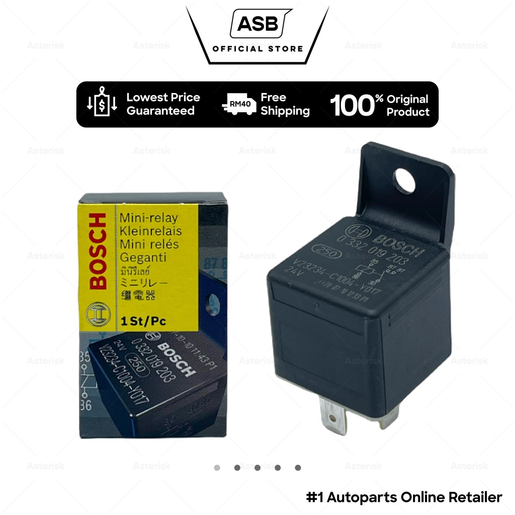 Relay 5 pin Bosch Relay Horn Relay Headlamp Relay 12V 20A Aircond Relay