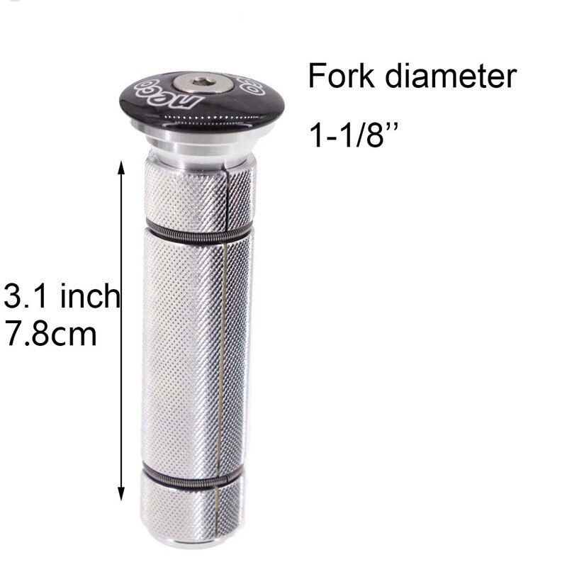 Neco Bike Headset Stem Top Cap Compression Plug Nut Compressor Expansion Fork Steerer Carbon