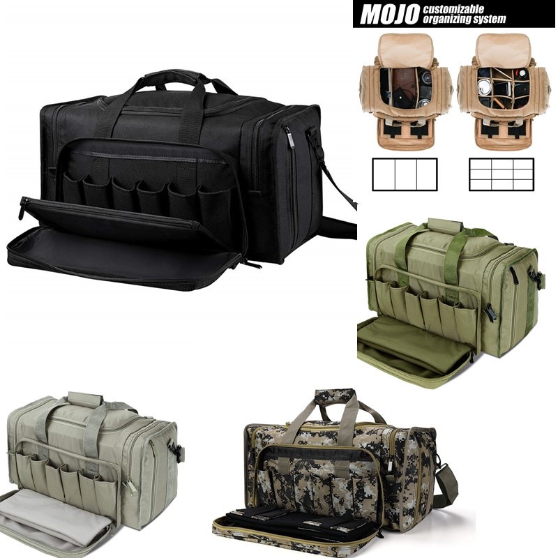 SoarOwl Tactical Gun Range Bag Shooting Duffle Bags for Handguns