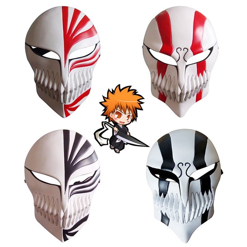 High Quality BLEACH Mask Kurosaki ichigo Resin Mask Japanese Anime