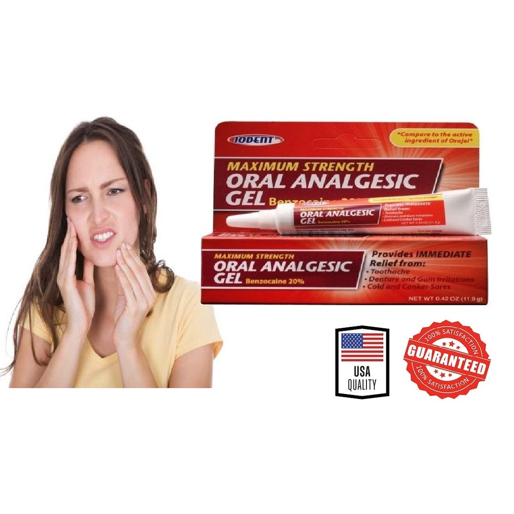 Lucky Super Soft Oral Pain Relief Ointments, Oral Gel for Toothache 0.5