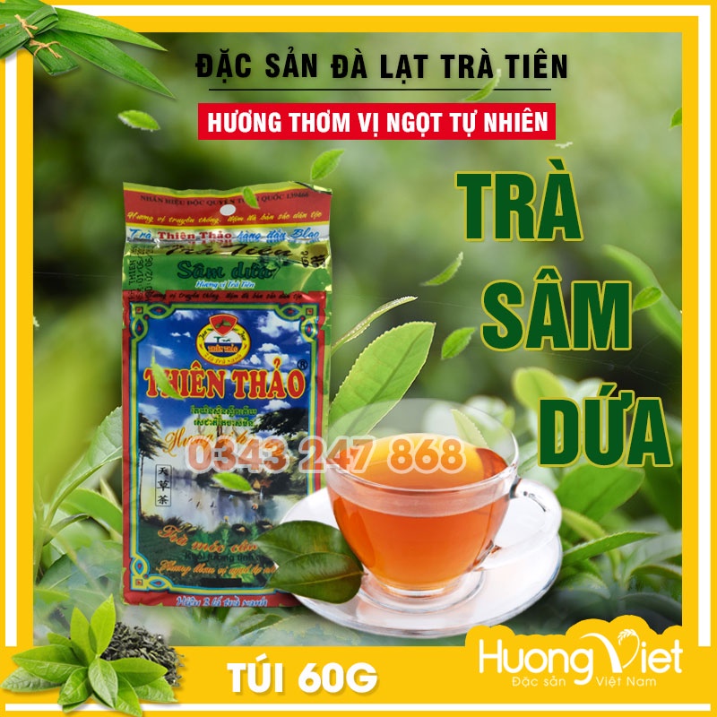 Thien Thao pandan pandan tea 60gr, Dalat tea, Southern ice tea, Lam