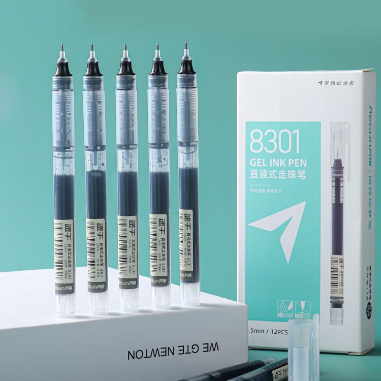 10Pcs/Set Ins Straight Liquid Pen Scrapbooking Pen Quickdrying Pen 0.5