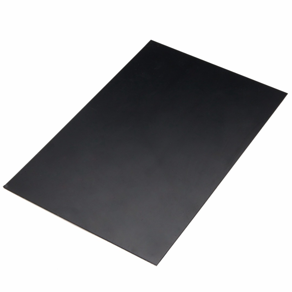 Black ABS board hard plastic board PVC hard plastic board 1mm x 200mm x