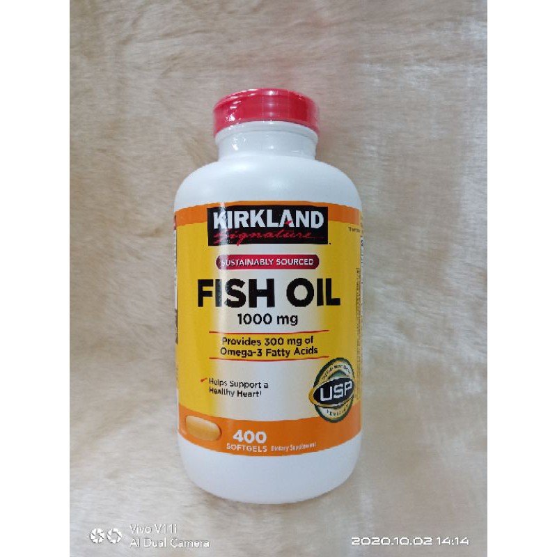 Kirkland Signature Fish Oil 1000mg Shopee Philippines
