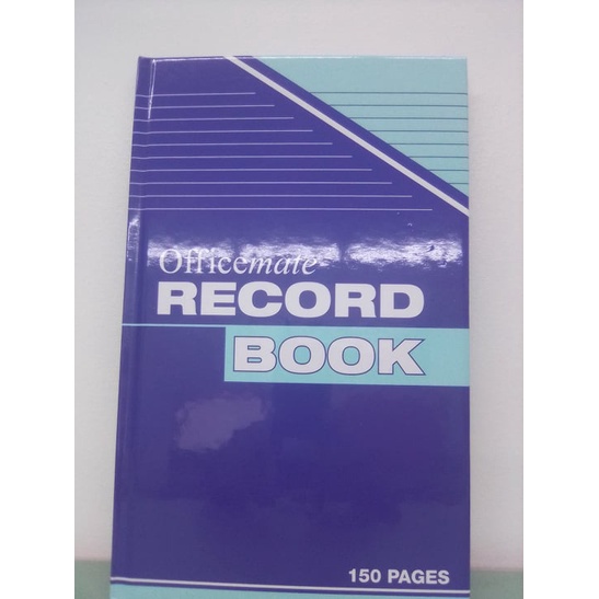 Officemate Record Book BIG 150 pages Shopee Philippines