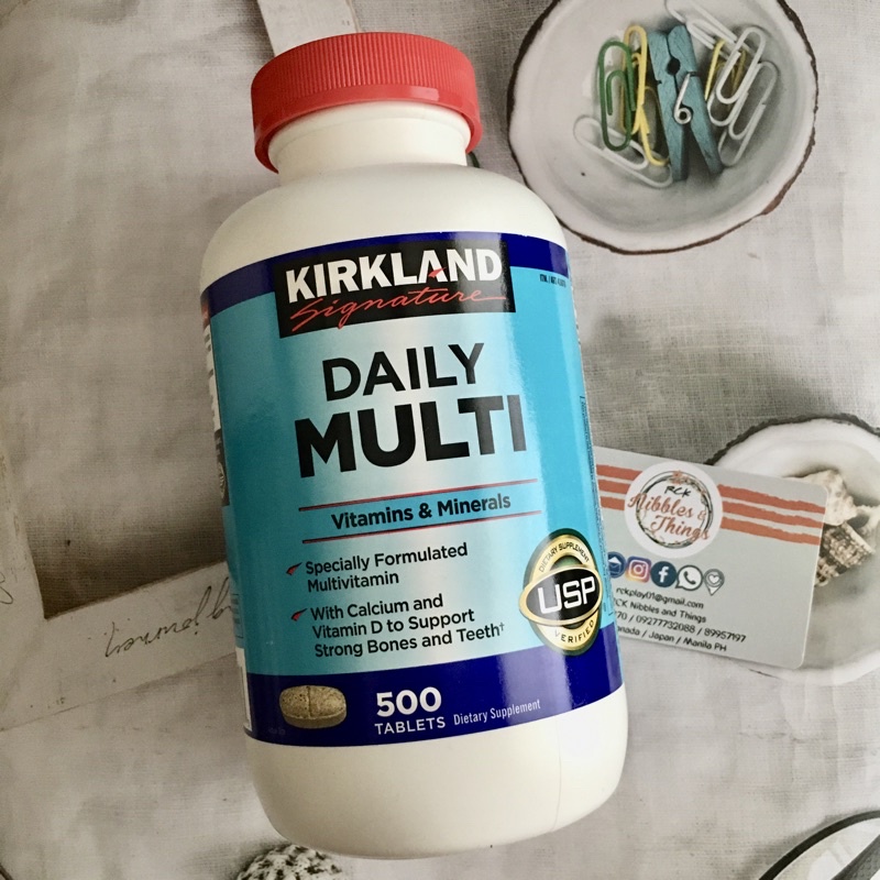 Kirkland Daily Multi 500 Tablets 100 Authentic and Sealed from the