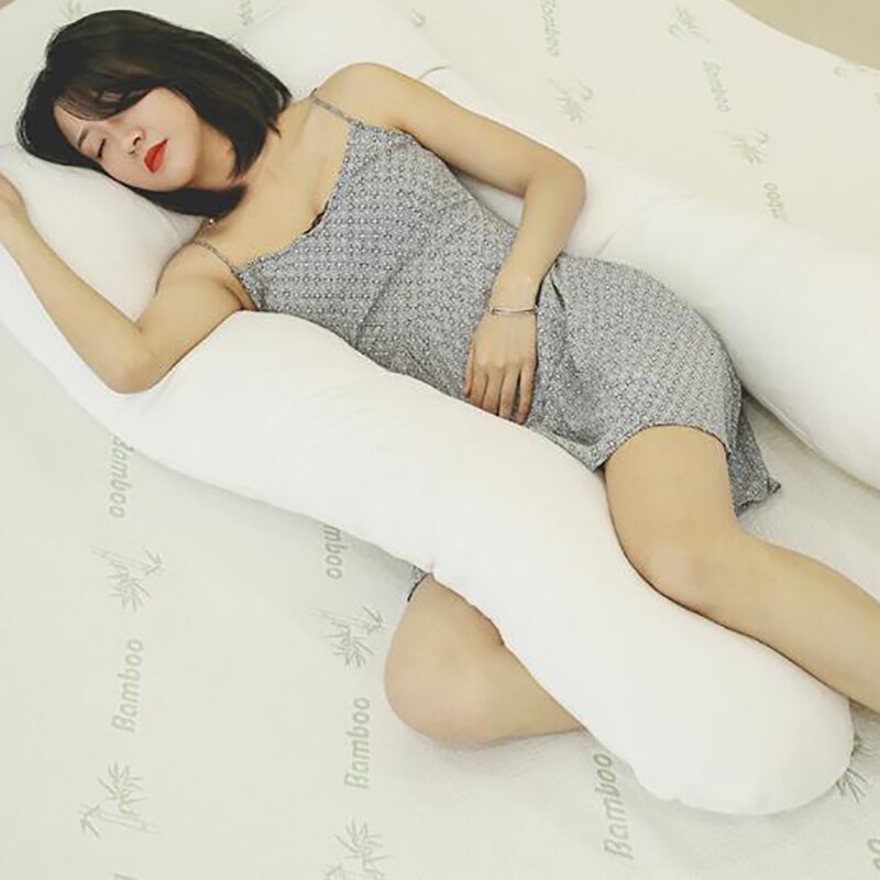 U Shape Maternity Pillows Pregnancy Side Sleepers Support Pillow Case