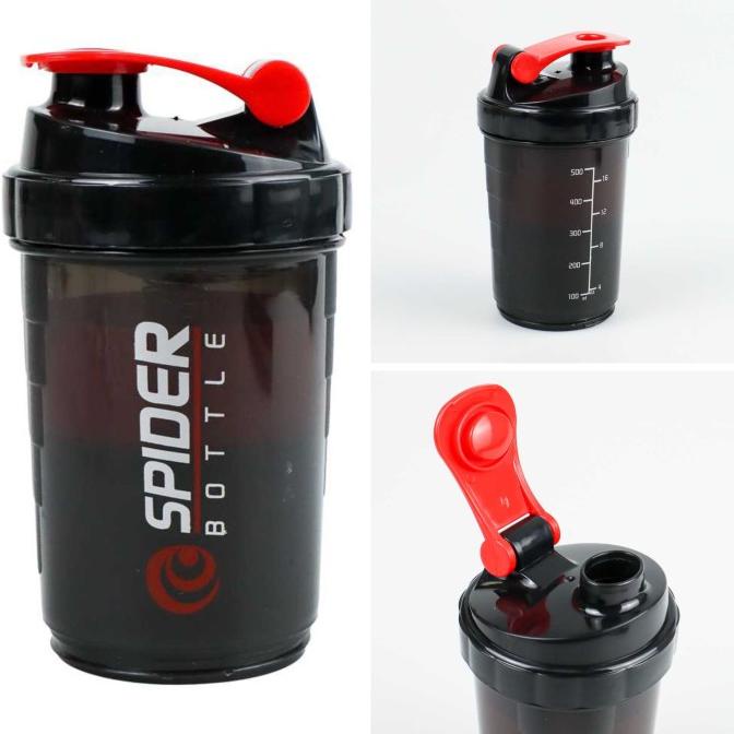 Spider Bottle Drinking Whey Protein GYM Shaker 3 Part 500 ml SPB01 Shopee Philippines